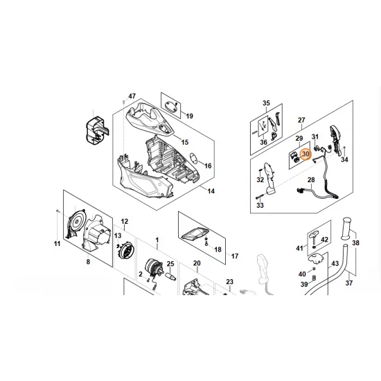 STIHL  Przełącznik FA01 430 0502